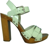Thumbnail for your product : D&G 1024 D&G White Leather Sandals