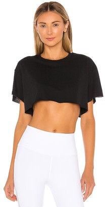Alo Cropped Short Sleeve Top