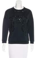 Thumbnail for your product : Blumarine Embellished Long Sleeve Sweatshirt