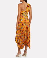 Thumbnail for your product : A.L.C. Aurora Pleated One-Shoulder Dress