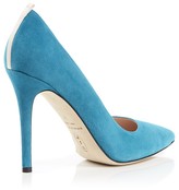 Thumbnail for your product : Sarah Jessica Parker Fawn Suede High Heel Pumps