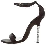 Thumbnail for your product : Tom Ford Satin Embellished Sandals