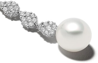 Yoko London 18kt white gold Novus South Sea pearl and diamond ear cuff