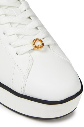 Kate Spade Two-tone Leather Platform Sneakers