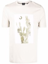 Thumbnail for your product : HUGO BOSS cactus-print T-shirt