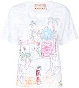Marni doodle print T-shirt 