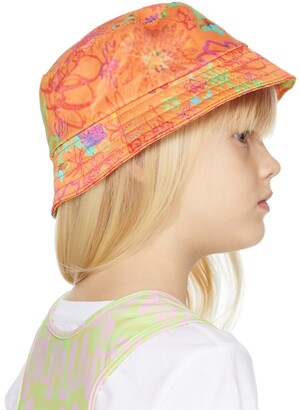 Collina Strada SSENSE Exclusive Kids Orange Bow Bucket Hat