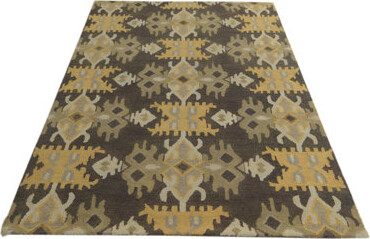Isabelline 5'0 x 8'1 Pineland Black Rug
