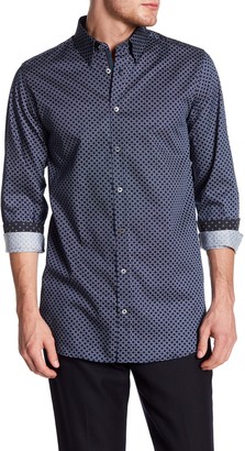 Ted Baker Tall Fit Geo Print Shirt