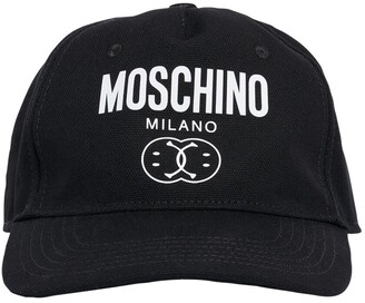 Moschino Logo Print Cotton Canvas Baseball Cap - ShopStyle Hats