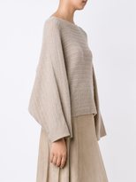 Thumbnail for your product : Ralph Lauren cashmere oversized sleeves jumper