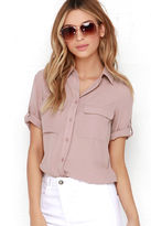 Thumbnail for your product : Lulus Best of Friends Black Button-Up Top