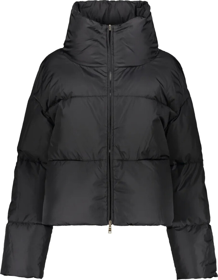Herno Stand-Collar Leopard-Print Reversible Jacket