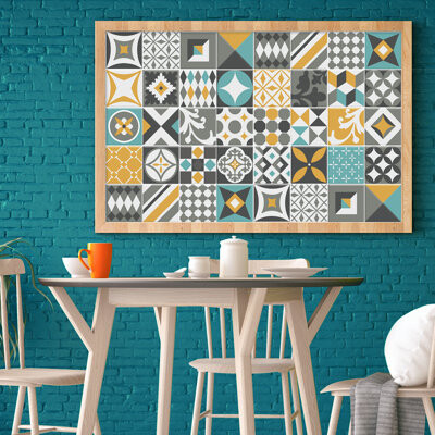 Smart Tiles Peel and Stick Gel Backsplash Tile Vintage 9" x 9" (Set of 4)