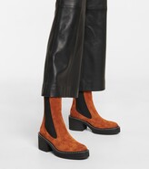 Thumbnail for your product : KHAITE Suede ankle boots