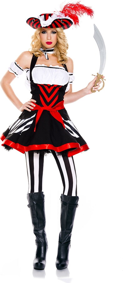 Music Legs Sexy Sea Rover Costume 70829-ML