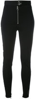Versace - legging à détails de zips - women - Soie/Spandex/Elasthanne/Viscose - 42
