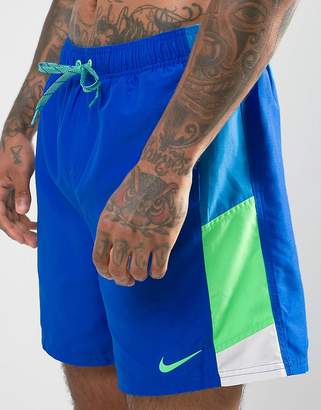 Nike Retro Super Short Swim Shorts In Blue Ness7419425