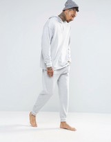 Thumbnail for your product : ASOS Towelling Slim Jogger With Kangaroo Pocket