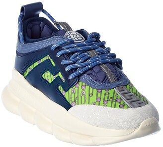 versace suede sneakers