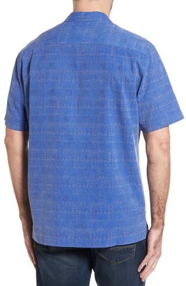 Tommy Bahama Men's 'Geo-Rific Jacquard' Original Fit Silk Camp Shirt