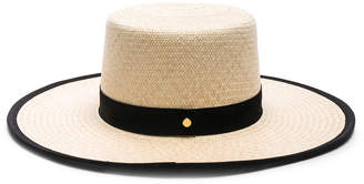 Janessa Leone Willow Boater Hat