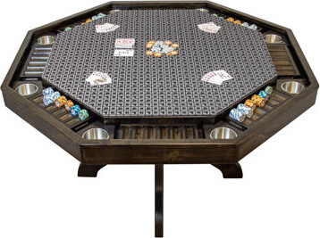 American Furniture Classics 54'' 8 - Player Poker Table