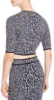 Thumbnail for your product : BCBGMAXAZRIA Isabelie Cheetah Jacquard Crop Top - 100% Exclusive