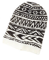 Thumbnail for your product : Charlotte Russe Tribal Print Knit Beanie