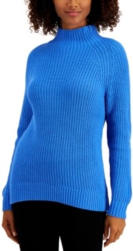Style&Co. Style & Co Plus Size Funnel-Neck Sweater, Created For Macy's