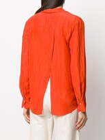 Thumbnail for your product : Forte Forte Long-Sleeve Silk Shirt