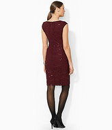 Thumbnail for your product : Lauren Ralph Lauren Sequined-Lace Sheath Dress