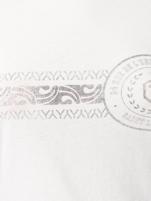 Saint Laurent graphic-print short-sleeve T-shirt