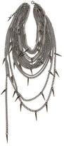 Thumbnail for your product : Haute Hippie Chain & Spike Layered Necklace