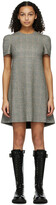 Thumbnail for your product : Alexander McQueen Grey Prince Of Wales Cape Back Dress