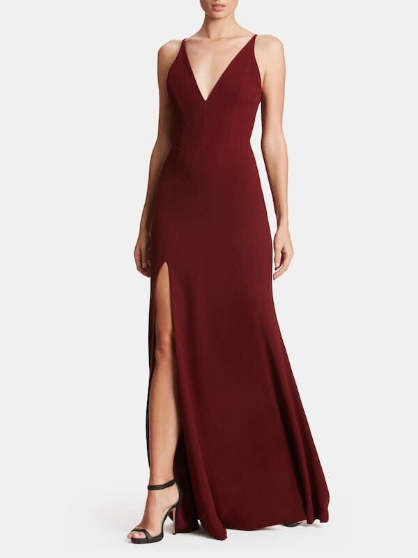 Burgundy Evening Dress | Shop The Largest Collection | ShopStyle