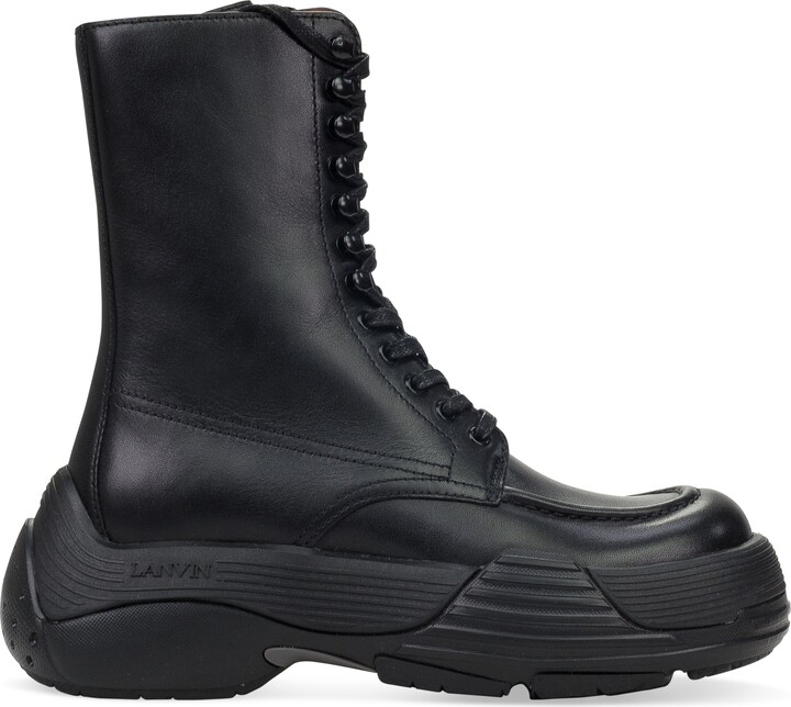 Black/Black Bottes Flash-X A Lacets Boots