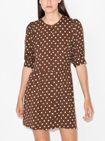 Thumbnail for your product : Reformation Laylin polka dot minidress
