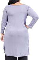 Thumbnail for your product : 24/7 Comfort Apparel Plus-Size Extra-Long Tunic