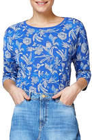 Thumbnail for your product : Esprit Floral Dot Three-Quarter Sleeve Top
