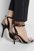 Thumbnail for your product : Dolce & Gabbana Crystal-embellished satin sandals