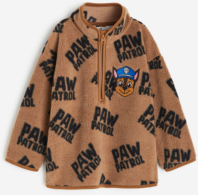H&M Half-zip Pile Sweatshirt - ShopStyle