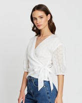 Thumbnail for your product : Atmos & Here Mallow Wrap Blouse