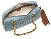 Thumbnail for your product : Gucci Soho Blue Denim Shoulder Bag