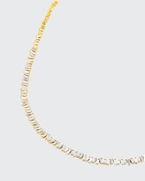 Thumbnail for your product : Suzanne Kalan 18k Yellow Gold Diamond Baguette Necklace