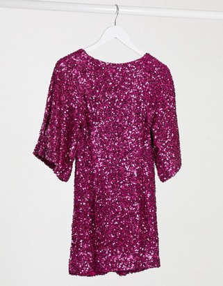 Free People Party Girl embellished shift dress