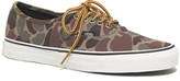Thumbnail for your product : Camo Vans® Authentic Sneakers in
