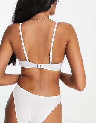 Dorina Majorelle underwire bikini top in white