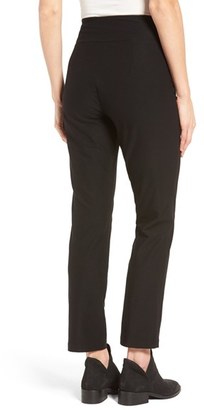 Eileen Fisher Women's Stretch Crepe Slim Ankle Pants