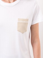 Thumbnail for your product : Eleventy contrast pocket T-shirt